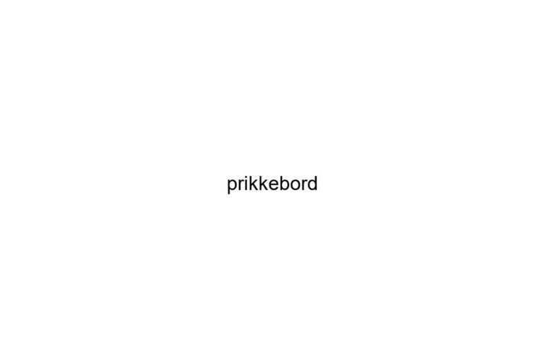 prikkebord