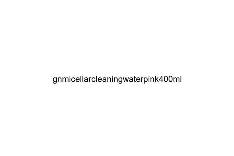 gnmicellarcleaningwaterpink400ml