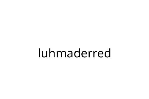 luhmaderred