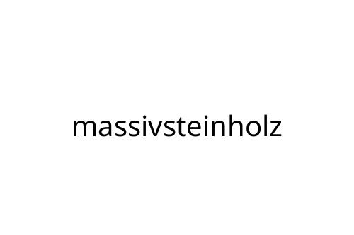 massivsteinholz