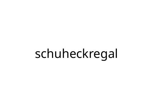 schuheckregal