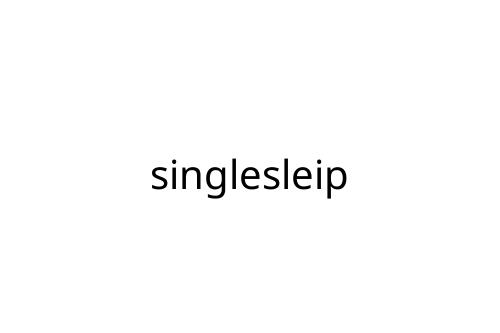 singlesleip