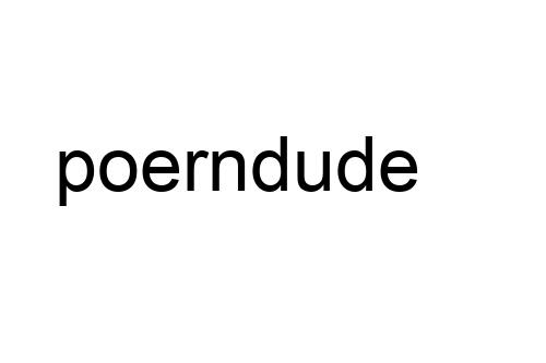poerndude