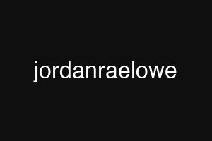 jordanraelowe