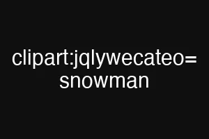 clipart:jqlywecateo= snowman
