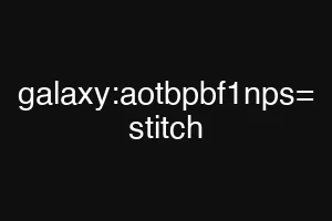 galaxy:aotbpbf1nps= stitch