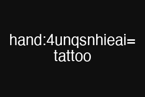 hand:4unqsnhieai= tattoo