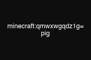 minecraft:qmwxwgqdz1g= pig